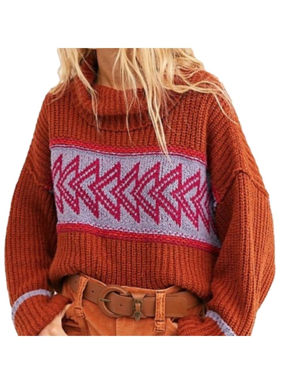 Free People Greater Than Cowl Neck Sweater